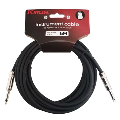 Cable de Instrumento 6 Mts. Conectores Metálicos IPCV-241-6 Kirlin