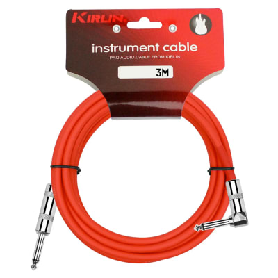 Cable de Instrumento 3 Mts. Rojo Conectores Metalicos IPCV-242-3R Kirlin