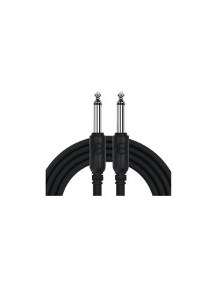 CABLE INSTRUMENTO 6 MTS. NEGRO CONECTOR RECTO NEGRO