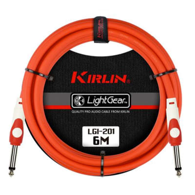 Cable para Instrumento Rojo 6 Mts. LGI-201-6R Kirlin
