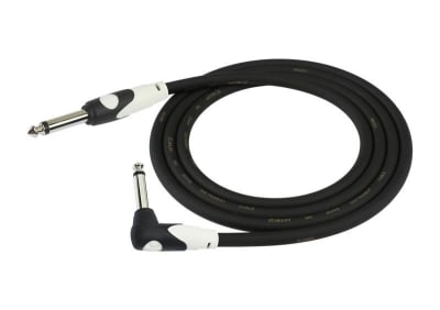 Cable para Instrumento Negro Plug Angulo 6 Mts. LGI-202-6 Kirlin