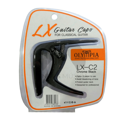 Capo o Cejillo Negro Premium LX-C2 OLYMPIA Capo o Cejillo Negro Premium LX-C2 OLYMPIA