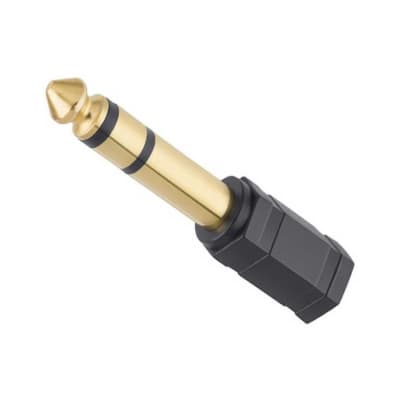 Adaptador Mini Plug a Plug de 3.5 mm a 1/4 Stereo