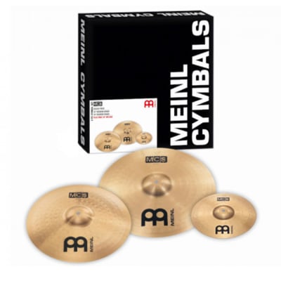 Set de Platillos MCS Medium Crash 16 + 18 con Splash 10 MEINL