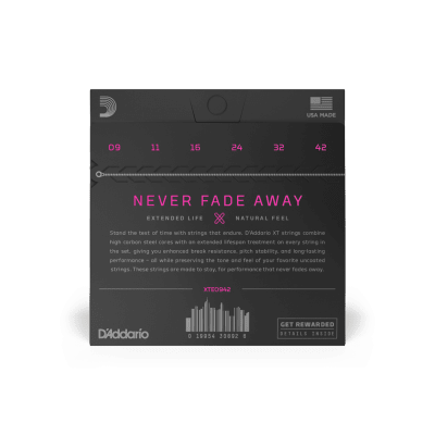 Cuerdas para Guitarra Eléctrica XTE 09-42 D'addario Cuerdas para Guitarra Eléctrica XTE 09-42 D'addario