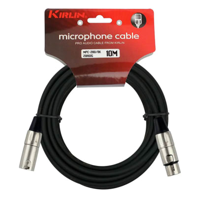 Cable de Micrófono XLR 10 Mts. Serie C Kirlin MPC-280-10