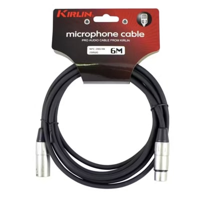 Cable de Micrófono XLR 6 Mts. Serie C Kirlin MPC-280-6