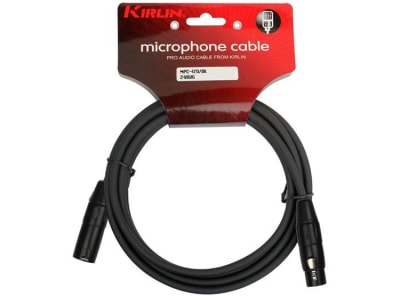 Cable Microfono XLR 3 Mts. Serie E MPC-470PB-3 Kirlin