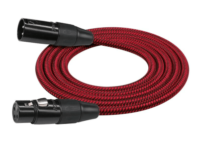 CABLE DE MICROFONO 6 MTS TELA AMARILLO KIRLIN