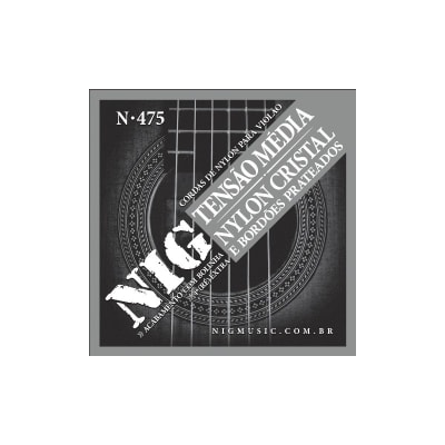 NIG Cuerdas Guitarras Nylon N-475 28-43 Ball End Tension Media