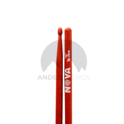 Baquetas 7A Punta Madera Roja NOVA Baquetas 7A Punta Madera Roja NOVA