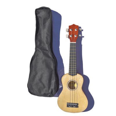 Ukelele Soprano Basic Natural con Funda Ukelele Soprano Basic Natural con Funda