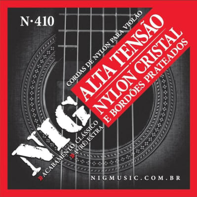 NIG Cuerdas Guitarras Nylon N-410 29-44 Tension Alta