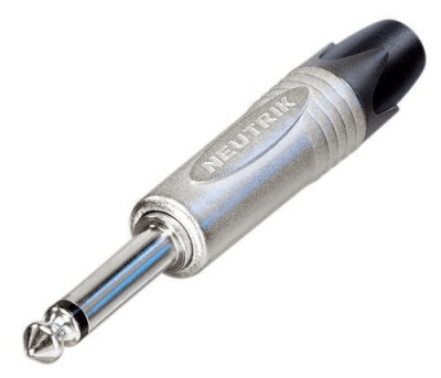 CONECTOR PLUG VOLANTE MONO 1/4 NIQUEL NP2X NEUTRIK