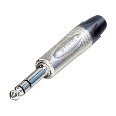 CONECTOR PLUG VOLANTE STEREO 1/4 NIQUEL NP3X NEUTRIK