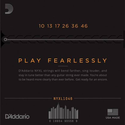 Cuerdas para Guitarra Eléctrica NYXL 10-46 D'addario Cuerdas para Guitarra Eléctrica NYXL 10-46 D'addario