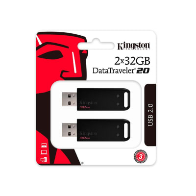 Pack 2 Pendrive 32 GB Kingston USB 2.0 DataTraveler Pack 2 Pendrive 32 GB Kingston USB 2.0 DataTraveler