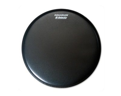 Parche Caja 14 VEL-14BK HI-VELOCITY Coated Negro Aquarian Parche Caja 14 VEL-14BK HI-VELOCITY Coated Negro Aquarian