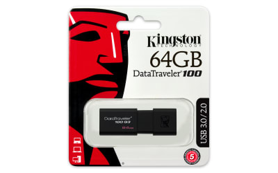 Pendrive 64 GB Kingston USB 3.0 DataTraveler 100 G3 Pendrive 64 GB Kingston USB 3.0 DataTraveler 100 G3