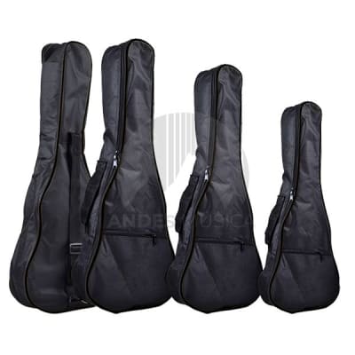 Funda para Ukelele Soprano Sin Relleno Negra PG-U10-21 Funda para Ukelele Soprano Sin Relleno Negra PG-U10-21