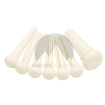 Pin Traba Cuerdas para Guitarra Blanco D'Andrea