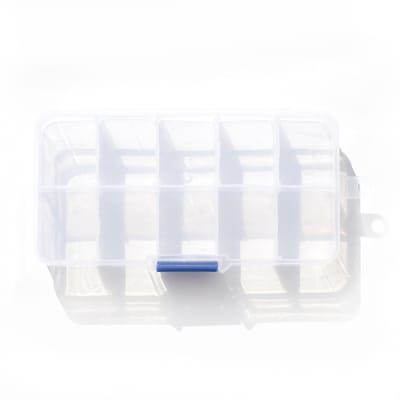 Caja para Uñetas con Divisiones 13x6cm Caja para Uñetas con Divisiones 13x6cm