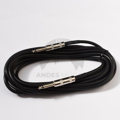 Cable para Instrumento 6 Mts. Clasico Negro Cable para Instrumento 6 Mts. Clasico Negro