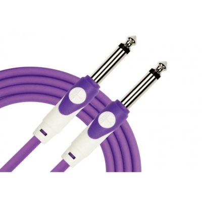 CABLE INSTRUMENTO 6 MTS. PURPURA CONECTOR RECTO
