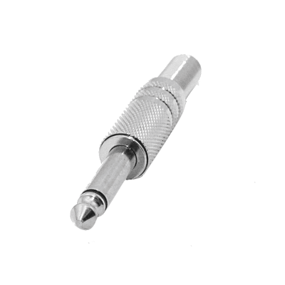 Conector Plug 6,3 Mono Metálico