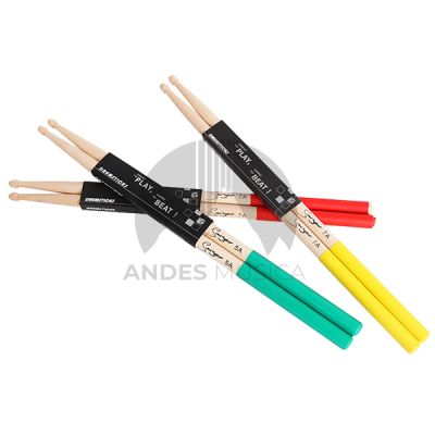 Baquetas Anti Deslizantes Punta Madera 7A Baquetas Anti Deslizantes Punta Madera 7A