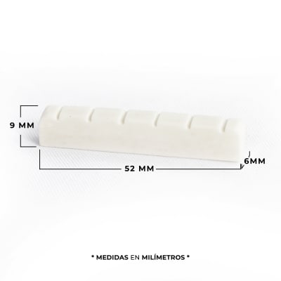 Puente del Clavijero para Guitarra Clasica Hueso