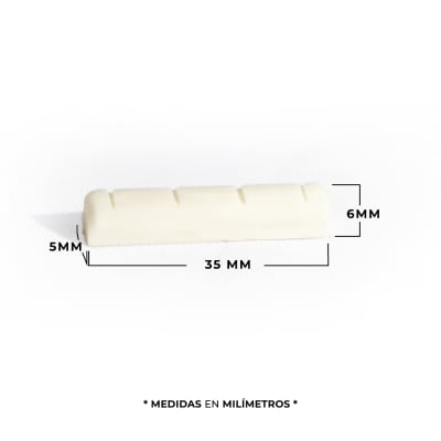 Puente del Clavijero para Ukelele de Hueso