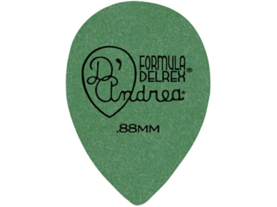 PACK 6 UÑETAS TEARDROP 0.88 MM VERDE RD358 DANDREA