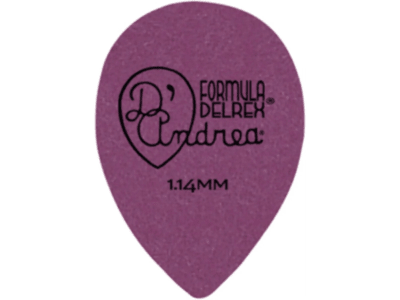 PACK 6 UÑETAS TEARDROP 1.14 MM MORADA RD358 DANDREA