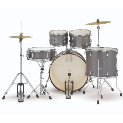 Bateria 10, 12, 16, 22 + Caja 14 Grey Sparkle Renegade Gretsch