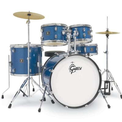 GRETSCH RENEGADE 10,12,16,22 + 14 X 5,5 BLUE SPARKLE GRETSCH RENEGADE 10,12,16,22 + 14 X 5,5 BLUE SPARKLE