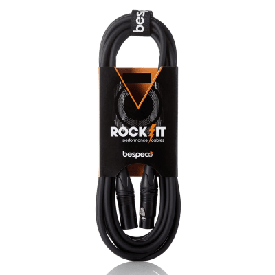CABLE DE MICROFONO PROFESIONAL XLR - XLR ROCKIT 1 MT BESPECO
