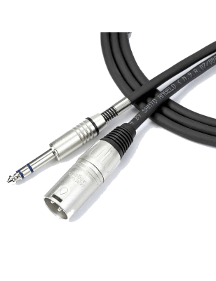 Cable Audio Monitor Plug TRS a XLR 1.5 Mts. AC12-1.5Q Santo Angelo