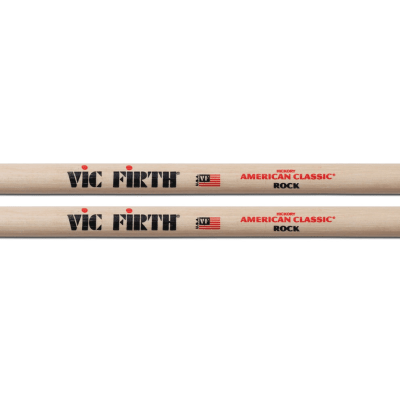 VIC FIRTH BAQUETA ROCK PUNTA DE MADERA AMERICAN CLASSIC