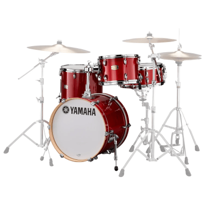 SHELLPACK STAGE CUSTOM BOP 12, 14, 18 CRANBERRY RED SBP8F3-CR YAMAHA