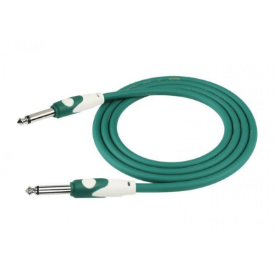 CABLE INSTRUMENTO 6 MTS. VERDE CONECTOR RECTO