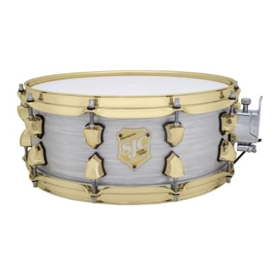 Tambor Providence 14x5,5 White Ripple Herrajes Brass SJC