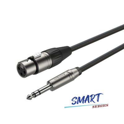 CABLE XLR HEMBRA - TRS 6.3 MM 3 MTS SMART ROXTONE