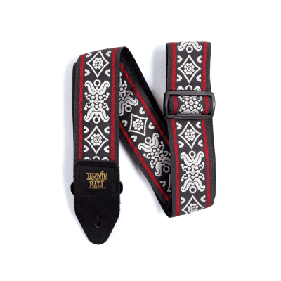 CORREA JACQUARD ROJO BLACKJACK 4669 ERNIE BALL