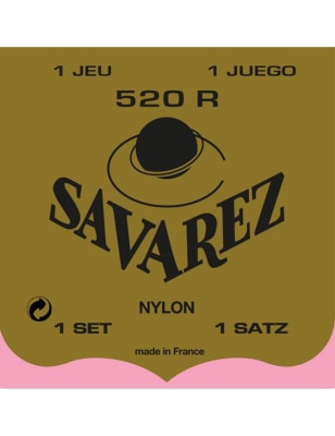 Cuerdas Nylon Guitarra Clásica 520R SAVAREZ