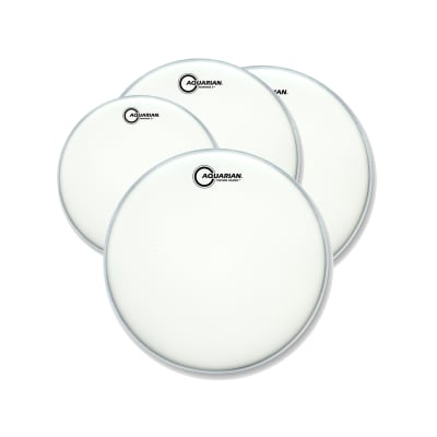 Set Parches Tom TCRSP2-B Blanco Set4 RSP2:12-13-16+TC14 Aquarian