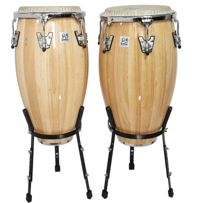SET CONGA 11.75 & 12.5 XH28 NATURAL + STAND TP210NW TUMBAO SET CONGA 11.75 & 12.5 XH28 NATURAL + STAND TP210NW TUMBAO