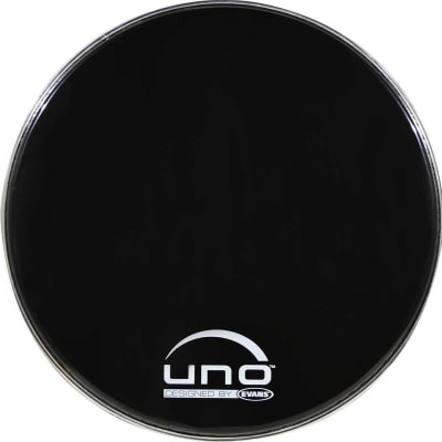 PARCHE BOMBO 20 EQ NEGRO RESONANTE UBD20RB UNO by EVANS