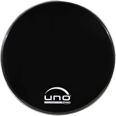 PARCHE BOMBO 22 EQ NEGRO RESONANTE UBD22RB UNO by EVANS