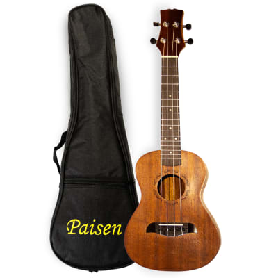 Ukelele Concierto Sapele / Caoba + Funda UK23 Paisen